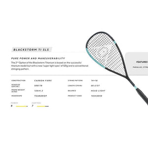 Dunlop Blackstorm Titanium SLS (2023) - Squashwebwinkel