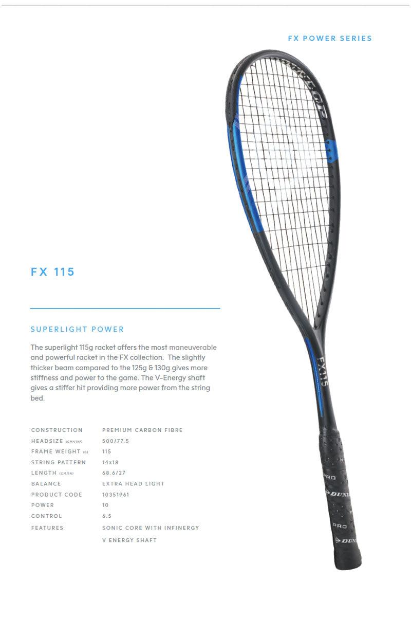 Dunlop FX 115 (2024) - Squashwebwinkel