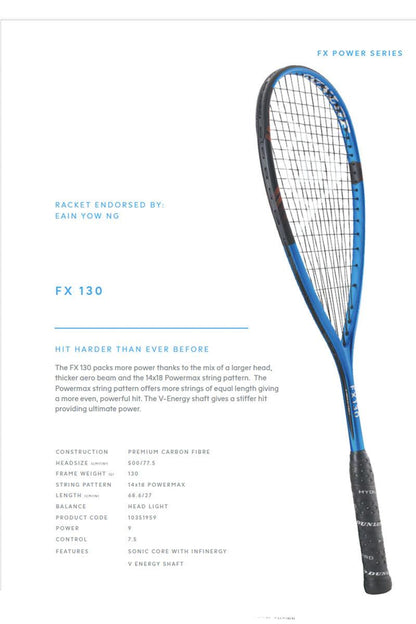 Dunlop FX 130 (2024) - Squashwebwinkel