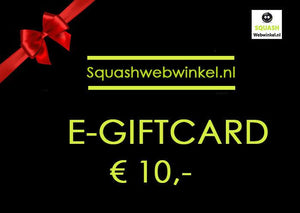 E-giftcard / waardebon - Squashwebwinkel