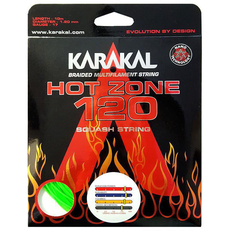 Karakal Hot Zone 120 Neon-Green 10 mtr. - Squashwebwinkel