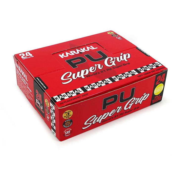 Karakal PU Super grip geel 24x box - Squashwebwinkel