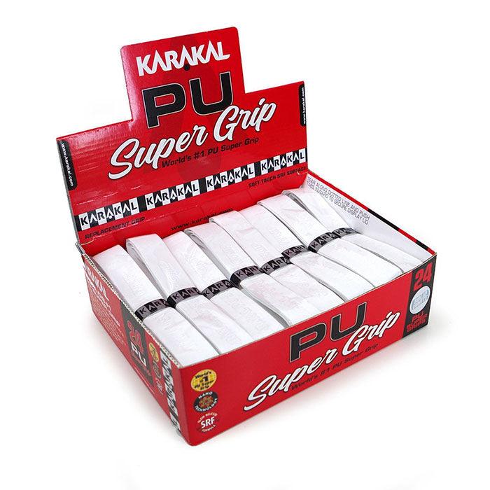 Karakal PU Super grip wit 24x box - Squashwebwinkel