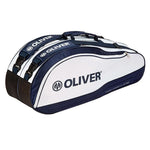 Oliver Racketbag Top Pro wit-navy - Squashwebwinkel