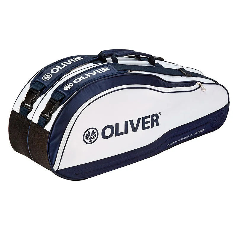 Oliver Racketbag Top Pro wit-navy - Squashwebwinkel