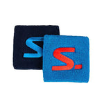 Salming zweetbandje 7 cm blauw blauw (2x) - Squashwebwinkel