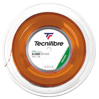 Tecnifibre X-One Biphase 1.18 orange 200 mtr. - Squashwebwinkel